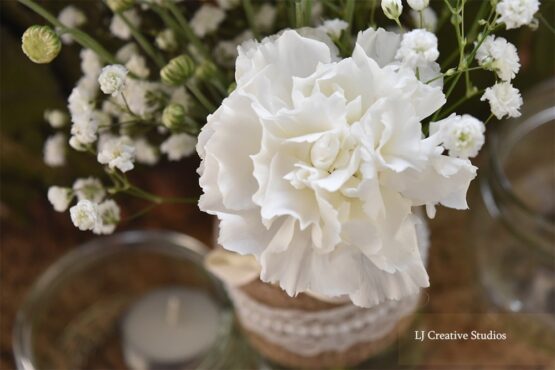 Wedding flowers photography print